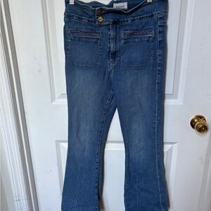 Frame Denim Women's Le Hardy Crop Flare